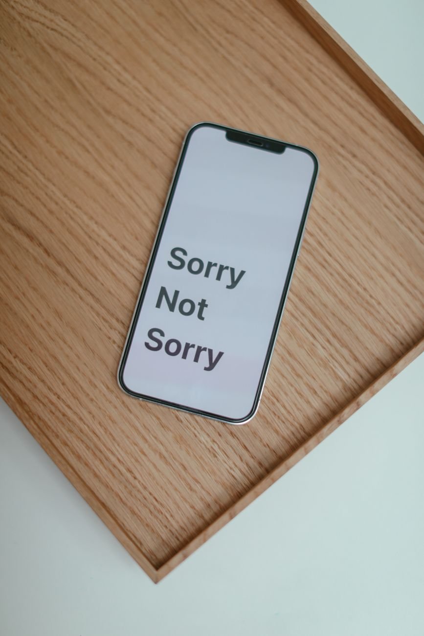 Do Not Turn Saying Sorry Into a Competition