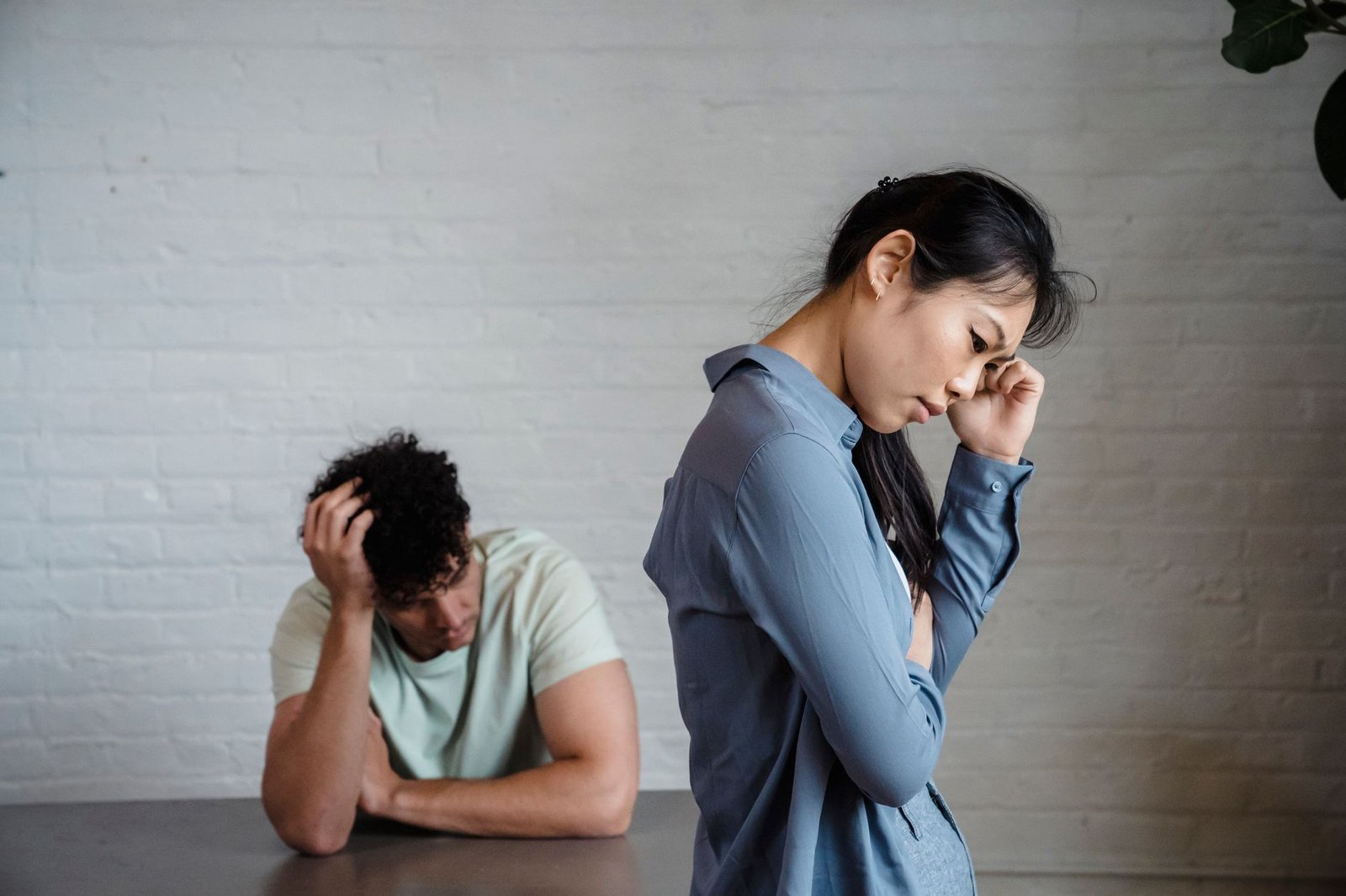 a couple having a misunderstanding